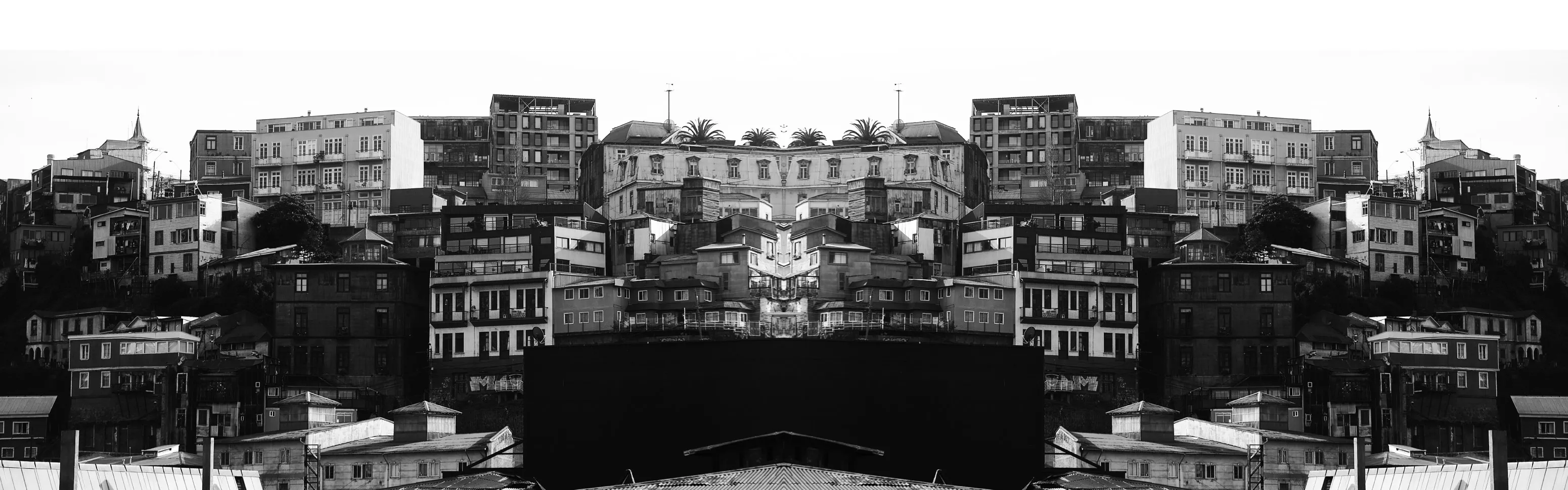 Paisaje Valparaíso espejado